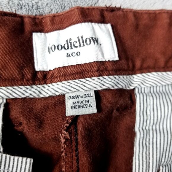 Goodfellow & Co Pants Mens 36×32 Slim Shino Flat front - Picture 10 of 12